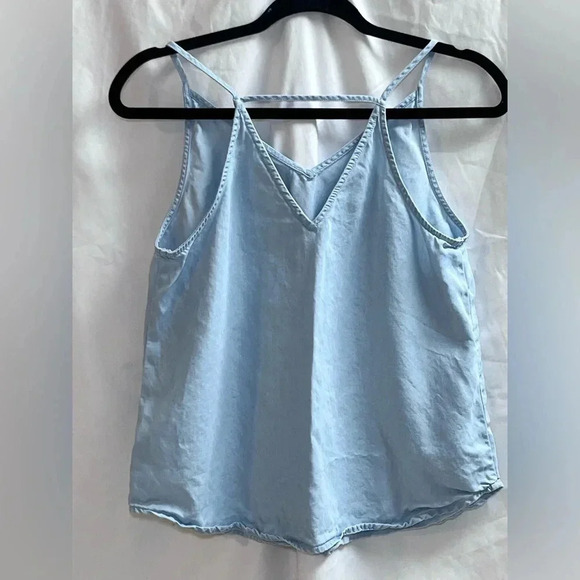 LOFT Light Blue Lyocell Camisole Tank Top Women’s Small - Picture 5 of 5